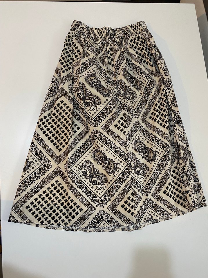 Desenli Uzun Etek - Görsel 3