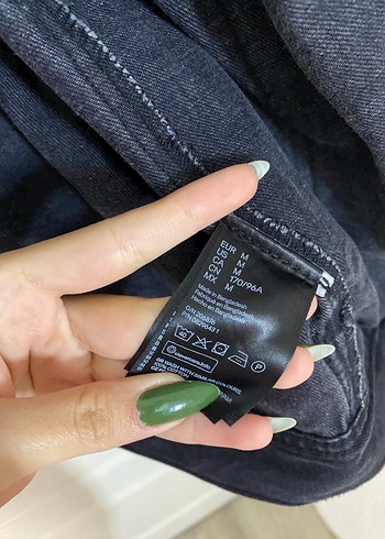 H&M Siyah kot ceket - Görsel 5