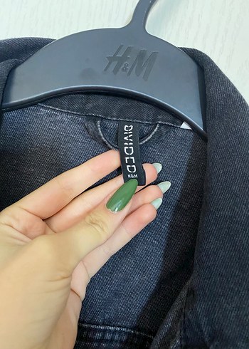 H&M Siyah kot ceket - Görsel 4