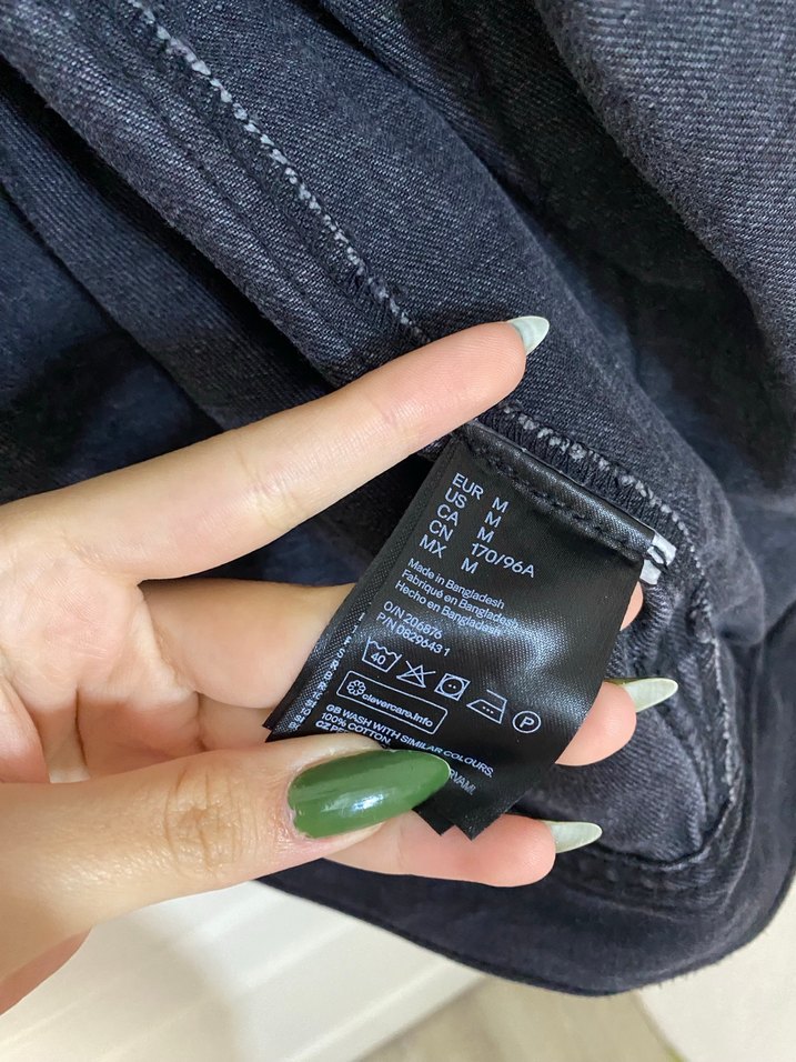 H&M Siyah kot ceket - Görsel 5