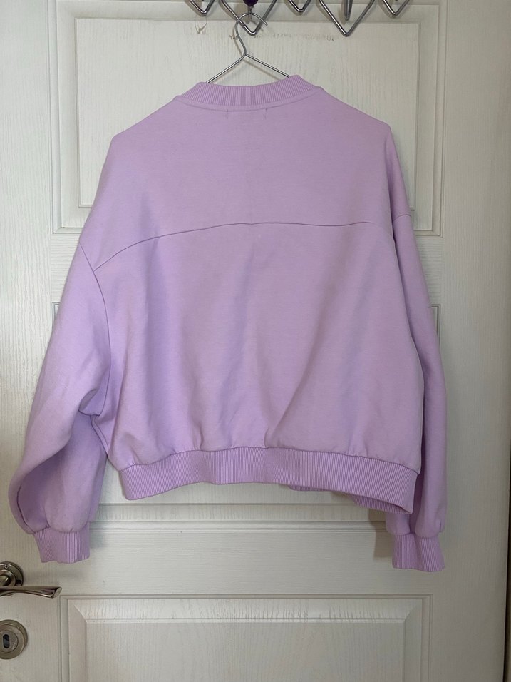 Lila bomber ceket - Görsel 2