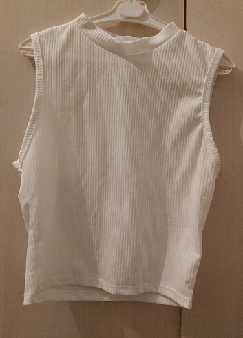 Örme Kaşkorse Crop Bluz Atlet