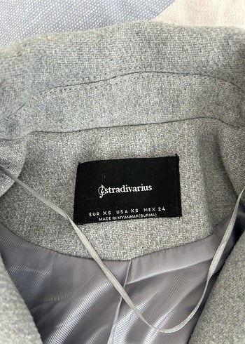 Stradivarius Gri Uzun Basic Kaban