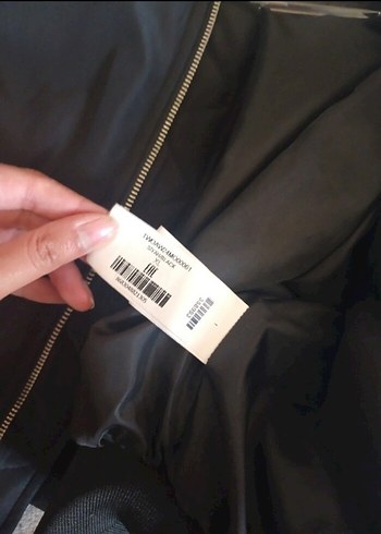 xl Beden Milla Vatkalı Crop Bomber Ceket