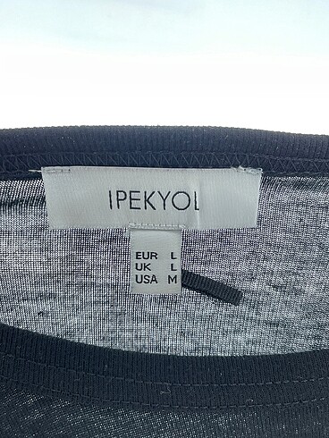 l Beden siyah Renk ipekyol Bluz %70 İndirimli.