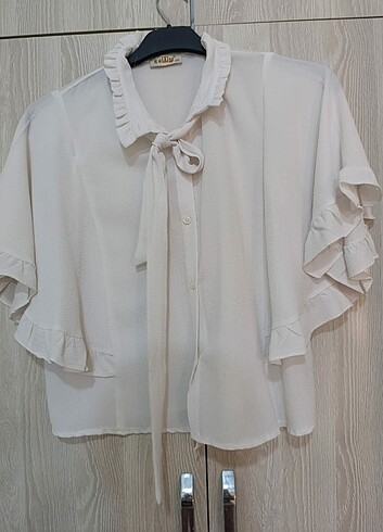 Yarasa kol bluz gömlek  - Görsel 3