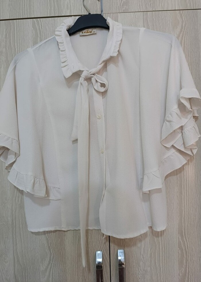 Yarasa kol bluz gömlek  - Görsel 3