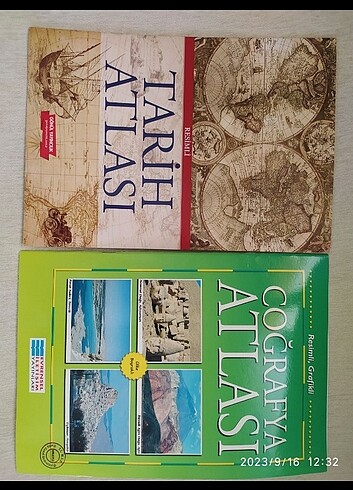 EVRENSEL coğrafya ve tarih atlası seti 