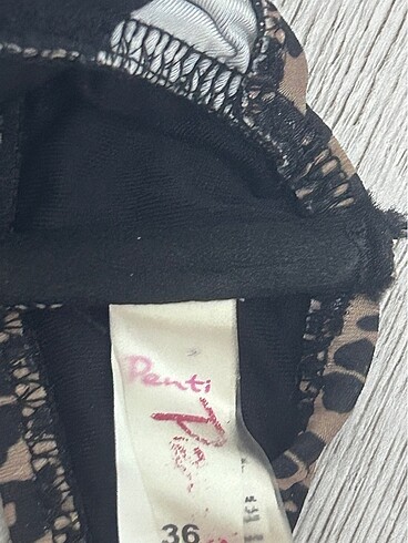 36 Beden çeşitli Renk Penti leopar bikini üstü
