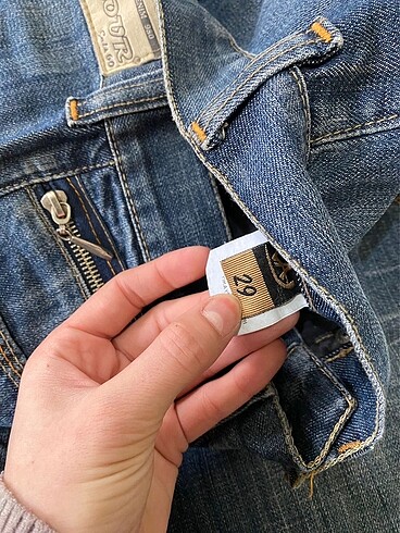 xs Beden lacivert Renk vintage dusuk bel jean