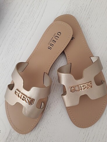 38 Beden camel Renk Guess terlik