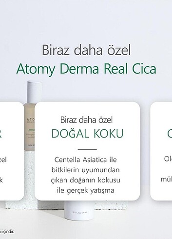 Beden ATOMY DERMA REAL CİCA 3'LÜ SET