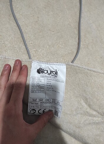 Çift kişilik elektrikli battaniye  - Görsel 3