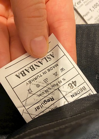 Düğmeli Gri Erkek Ofis Pantolonu - Görsel 3