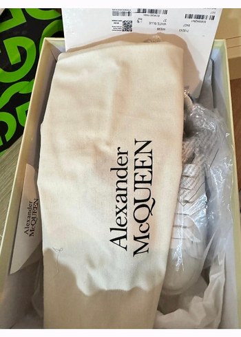 Alexander McQueen Beyaz Kadın Spor Ayakkabısı - Görsel 5