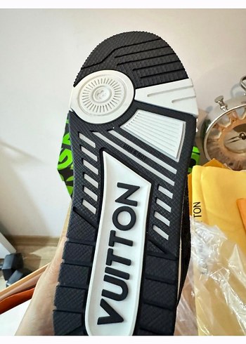 Beyaz Siyah Desenli Bağcıklı Erkek Spor Ayakkabı - Görsel 2