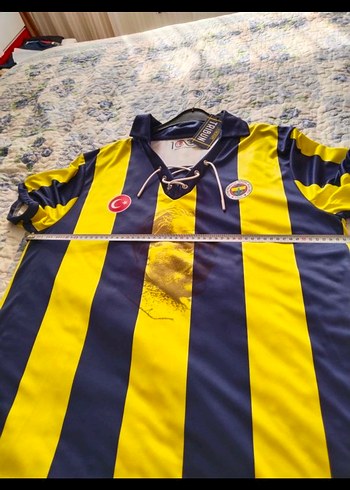 Sarı Lacivert Düğmeli Kısa Kollu Erkek Forma - Görsel 2