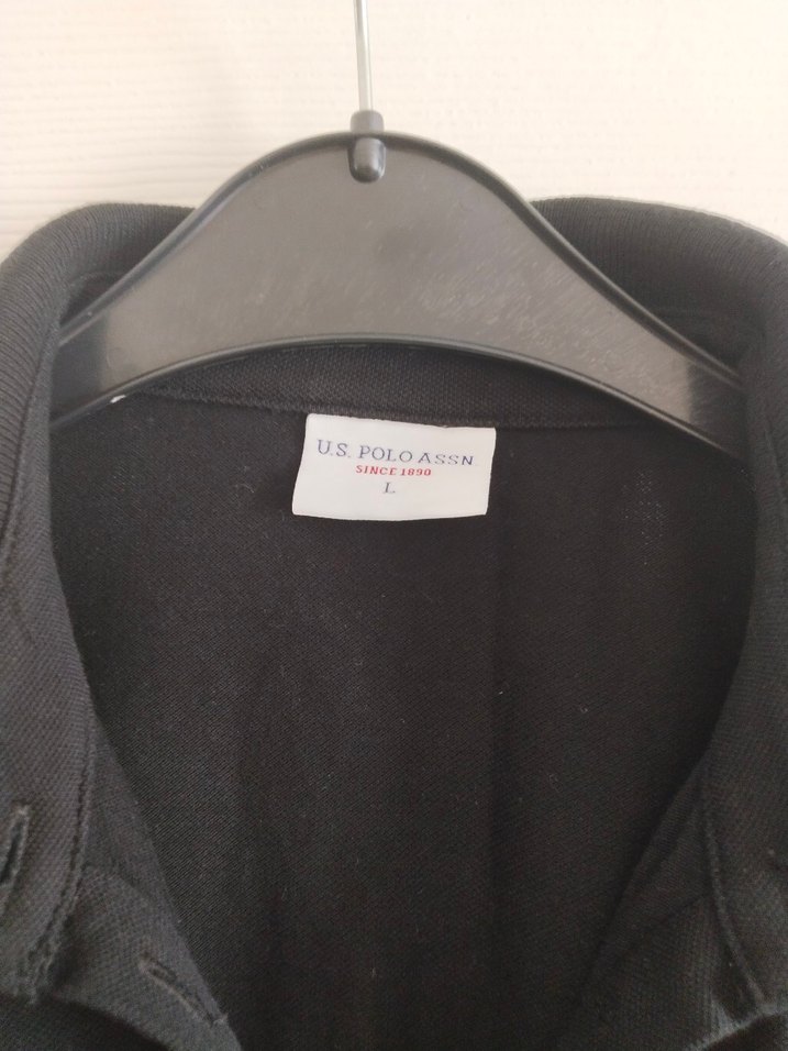 Siyah Kısa Kollu Polo Elbise kadin - Görsel 2