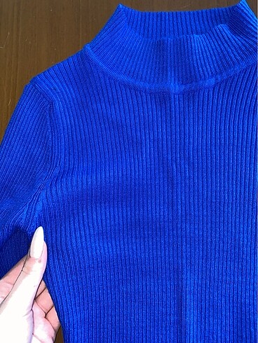 Koton Saks mavisi crop kazak