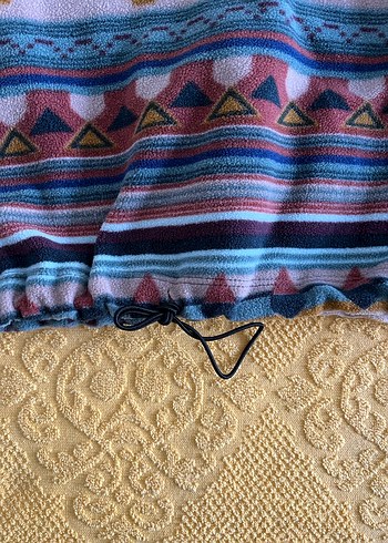 Zara Bohem Çok Renkli Yüksek Yakalı Triko Sweatshirt - Görsel 2