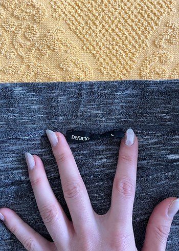 Zara antrasit Uzun Dar Kesim Kadın Etek - Görsel 4