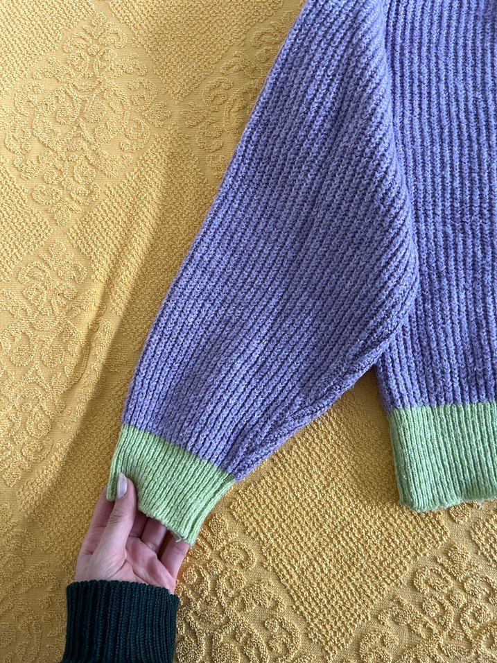 Zara lila kazak - Görsel 4