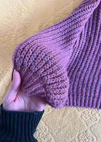 Zara Mor Triko Kadın Kazak - Görsel 2