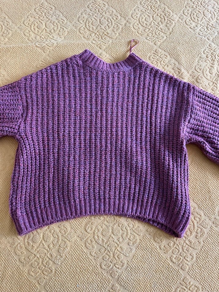 Zara Mor Triko Kadın Kazak - Görsel 4