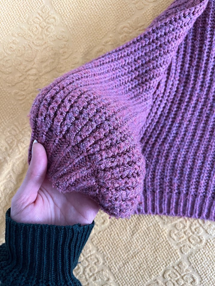 Zara Mor Triko Kadın Kazak - Görsel 2