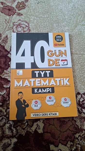 40 günde tyt matematik kampı video ders kitabı Şenol hoca yayınl