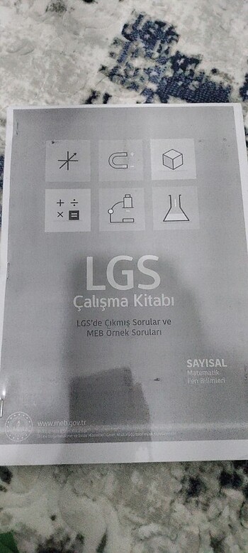 Lgs çalışma kitabı fen bilimleri çıkmış sorular örnek sorular 8.