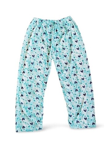 s Beden çeşitli Renk Desenli Penye Yumuşak Rahat Beli Lastikli Yazlık Tayt Pijama Pan