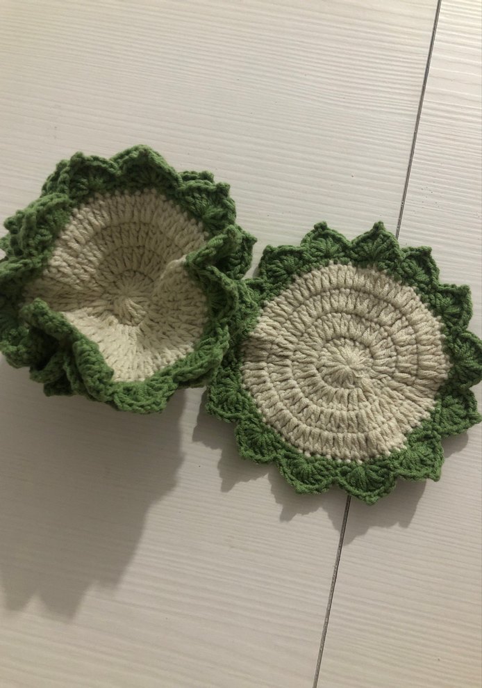 El Yapımı Bohem Örgü bardak altlığı - Görsel 3