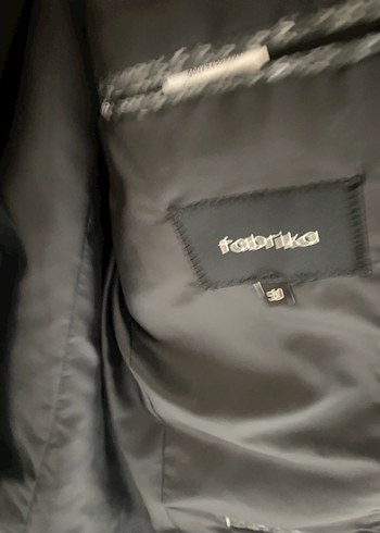 Gri Düğmeli Erkek takım elbise-ofis - Görsel 2