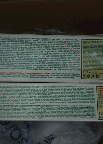 Farmasi Farmasi misvaklı diş macunları