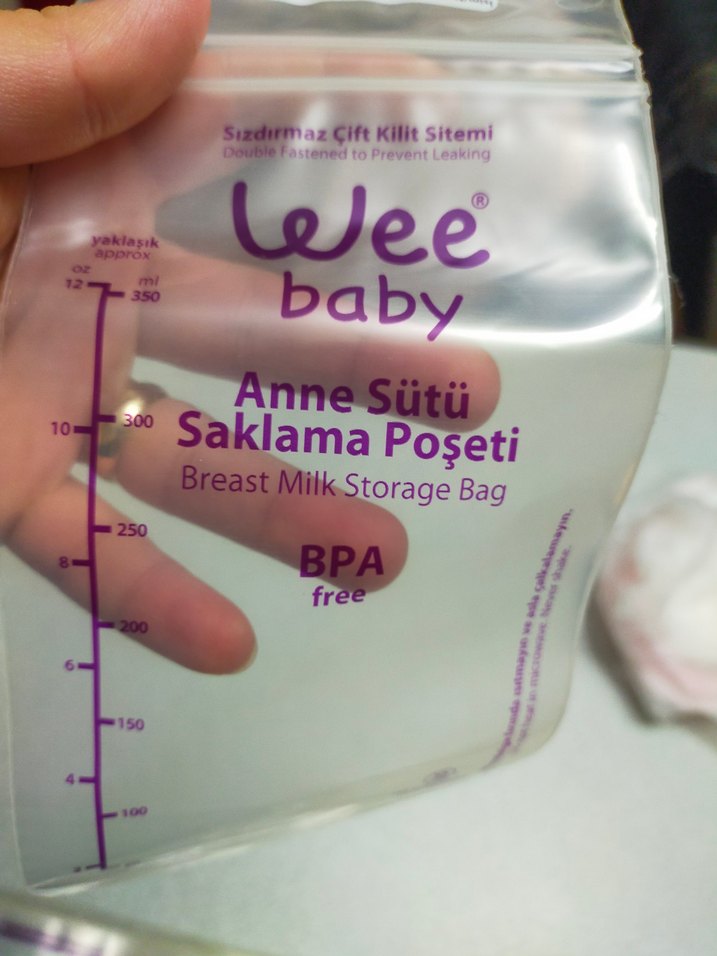 Wee Baby Anne Sütü Saklama Poşeti - Görsel 3