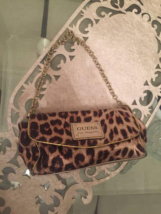 Guess Guess leopar çanta 
