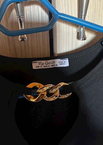 Altın Zincir Detaylı Kadın Body - Görsel 2