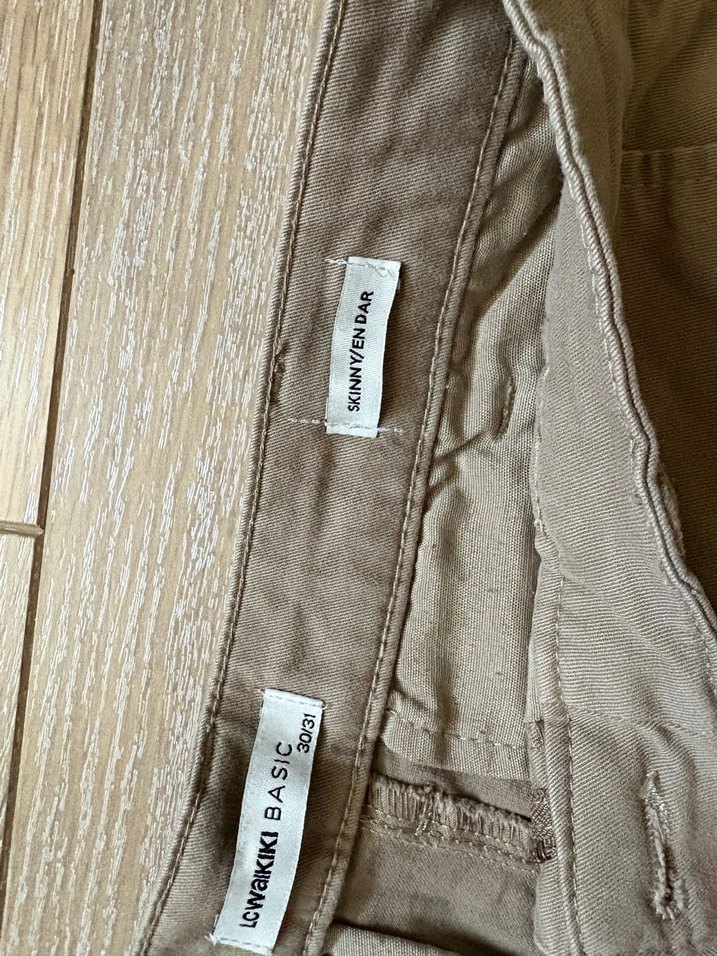 Bej Regular Fit Erkek Keten Pantolon - Görsel 2