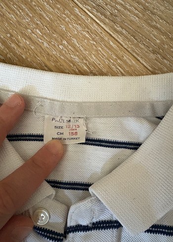 Erkek Çocuk Çizgili Polo Tişört - Görsel 2