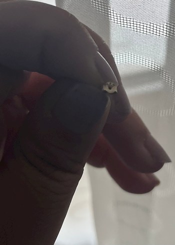  Beden altın Renk Altın Mini Damla Küpe