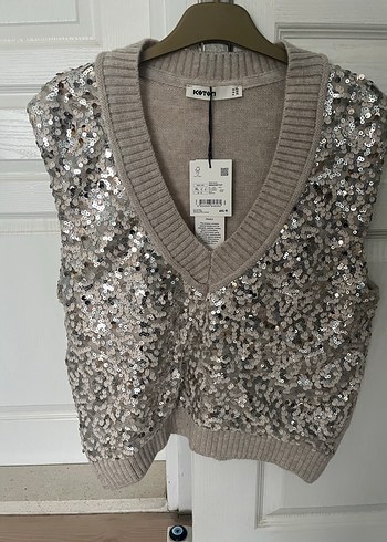 Koton Pul İşlemeli Triko Süveter - Görsel 2