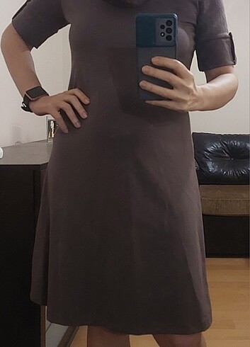 38 Beden Sıfır gibi vizon elbise. 38 beden. Sateen marka