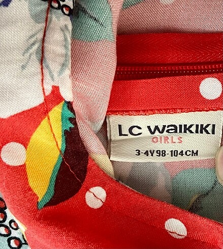 4 Yaş Beden LC Waikiki Elbise 3-4 Yaş 98-104 cm