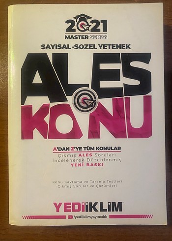ALES Yediiklim SORU BANKASI SET 4 KİTAP - Görsel 2