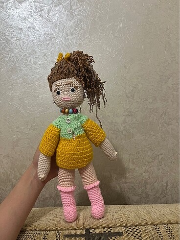  El işi örme bebek oyuncağı
