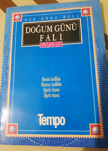 Doğum Günü Falı Kitabı - Tempo