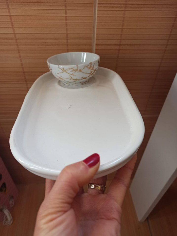 Yuvarlak Sunumlu Sosluk ve Tabak Seti - Görsel 2