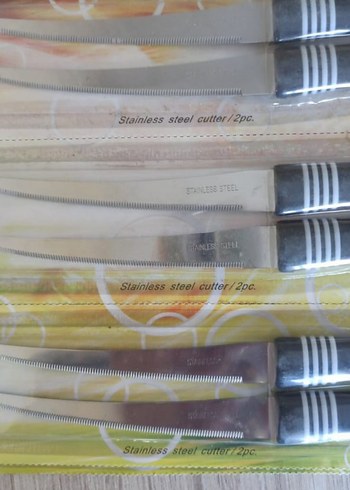 Gri Saplı 6'lı Bıçak Seti - Görsel 3