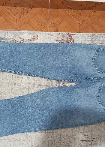 H&M Günlük Rahat Mavi Kadın Denim Pantolon